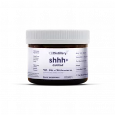CBDistillery - shhh+ Enhanced Deep Sleep Gummies 30ct - Dreamberry